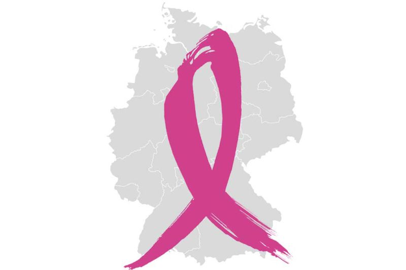 Symbol Pink Ribbon Deutschland. Fotos: privat