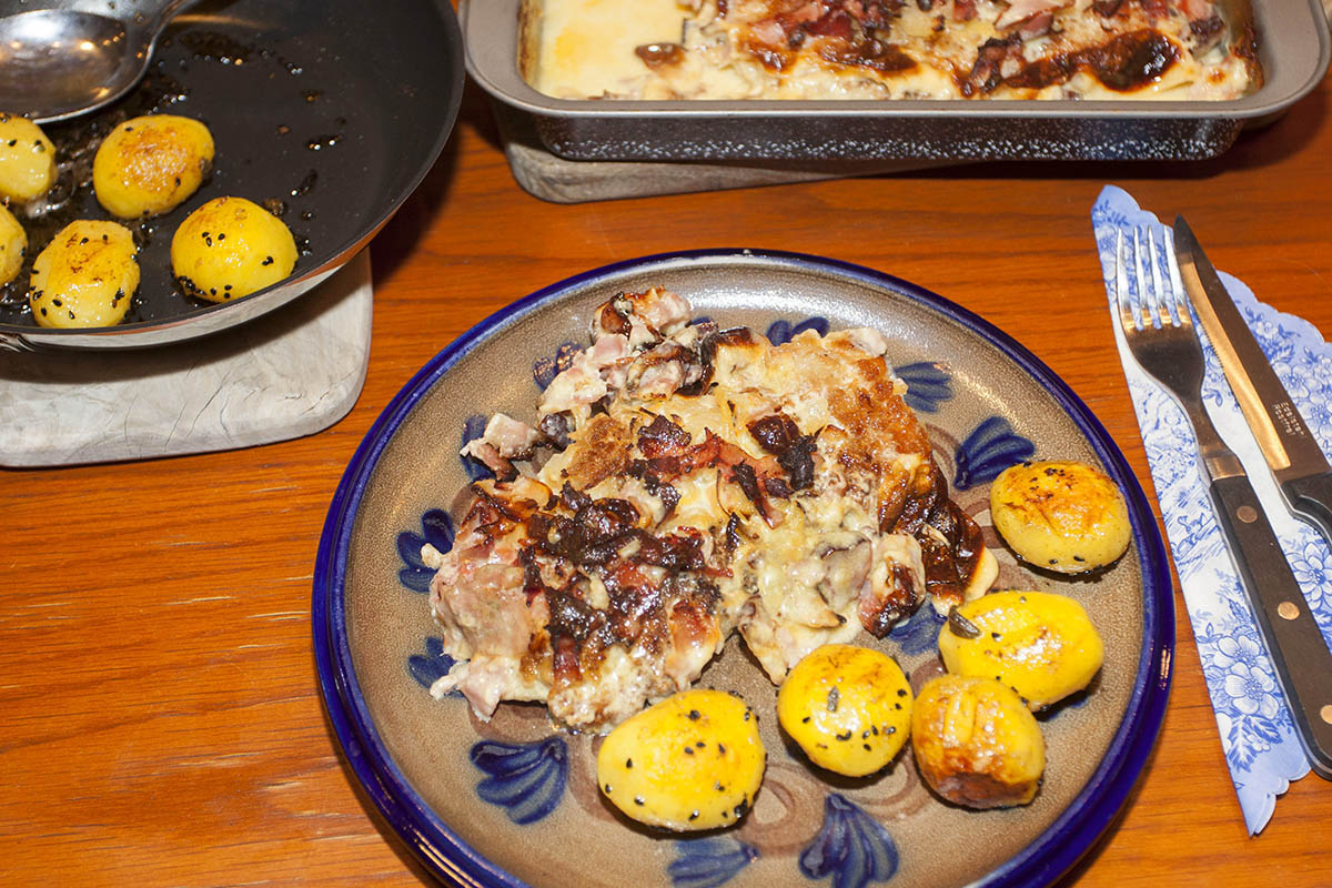 Westerwlder Schnitzel mit Pikkolo-Kartoffeln