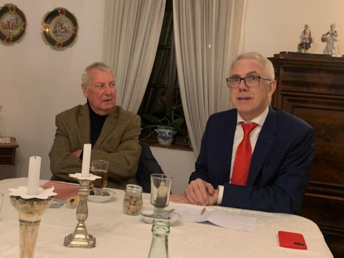 Ulrich Schmalz bei der Donnerstagsrunde (Foto: Ulrich Schmalz)