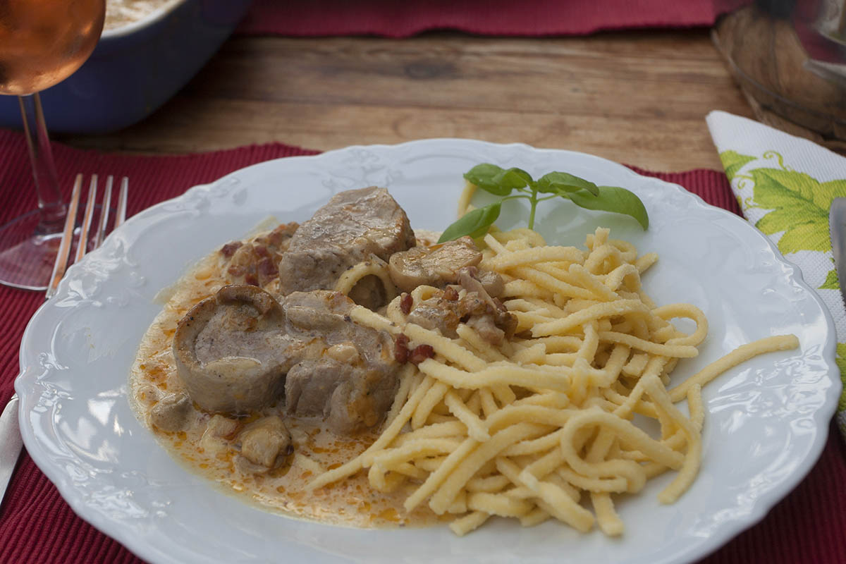 Westerwlder Rezepte - Schweinefilet mit Champignons