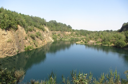 Baden verboten  Kontrollen am Silbersee in der Mahlscheid