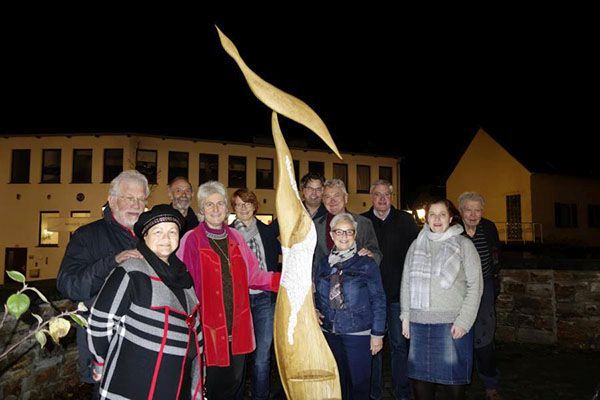 Skulptur "Musik macht frei" von Simone C. Levy als Teil des Projekts "Pillars of Freedom". Foto: privat