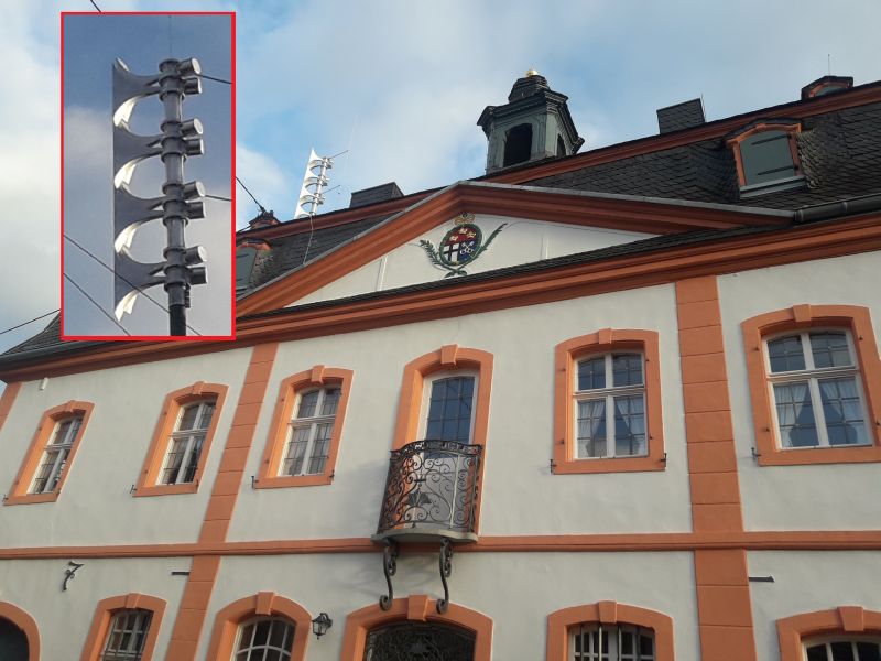 Neue Sirene auf dem Erpeler Rathaus