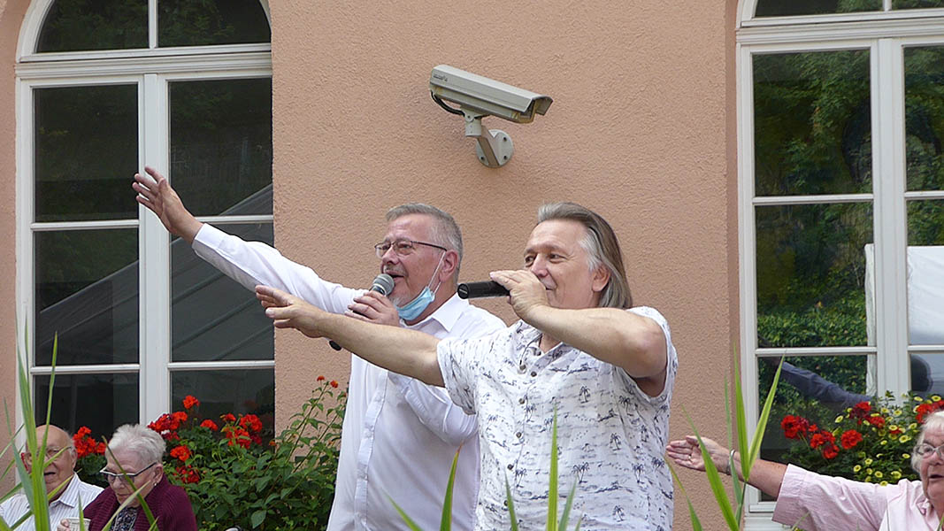 Sommerlicher Nachmittag in Senioren-Residenz Sankt Antonius