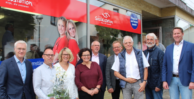 Die neu erffnete kumenische Sozialstation in Gebhardshain wird von Michael Schweitzer (2. von links) geleitet. (Foto: Diakonie in Sdwestfalen gGmbH)