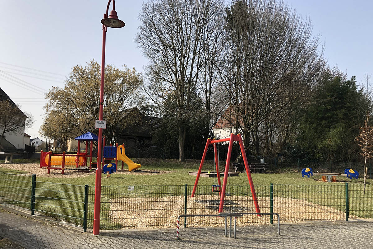 Spielplatz in Pracht. Foto: Ortsgemeinde