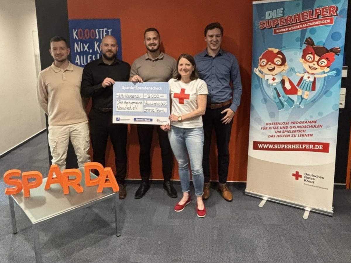 Sparda-Bank Südwest fördert Superhelfer-Projekt des DRK Kreisverbands Neuwied