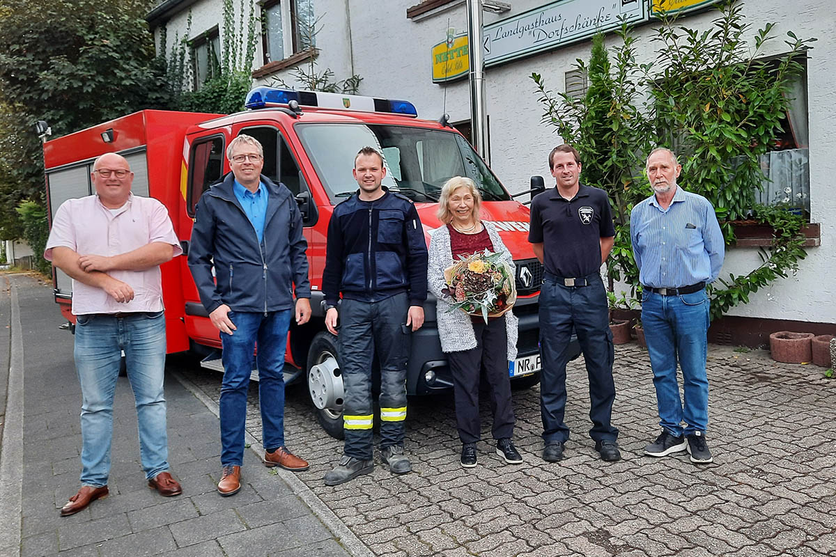 Spende an Frderverein Freiwillige Feuerwehr Oberraden-Straenhaus 