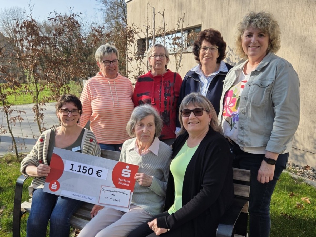 Spenden�bergabe Damengymnastik Melsbach (Foto: Sonja Werner)