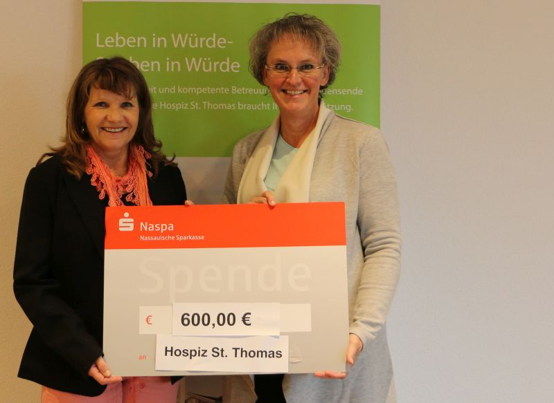 Spenden Hospiz St. Thomas statt Geschenke 