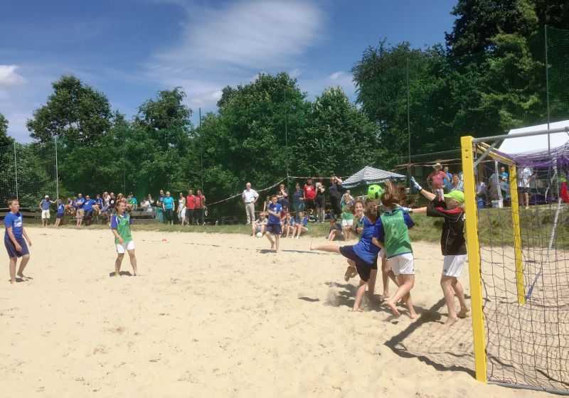 Aktion beim Beach Jugend Soccer-Cup. Foto: privat