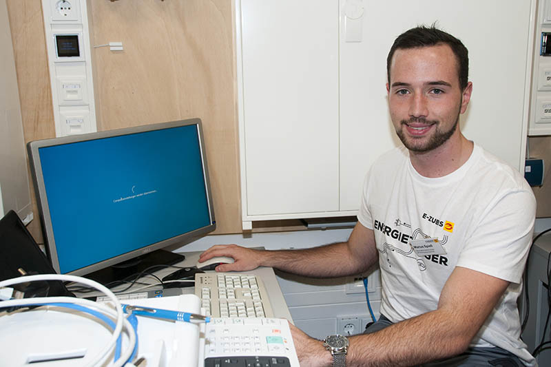 Marius Spie ist Deutschlands bester Informationselektroniker mit Schwerpunkt Brosystemtechnik. Der 21-Jhrige hat seine Ausbildung bei der Handwerkskammer Koblenz absolviert. Foto: Jessica Franke