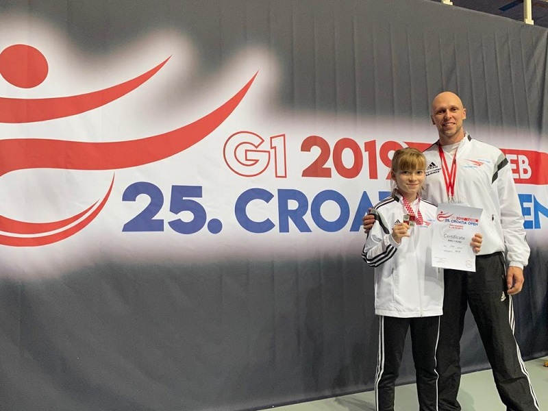 Emily Kunz erreichte wieder einen Erfolg auf internationaler Ebene. (Foto: Sporting Taekwondo)