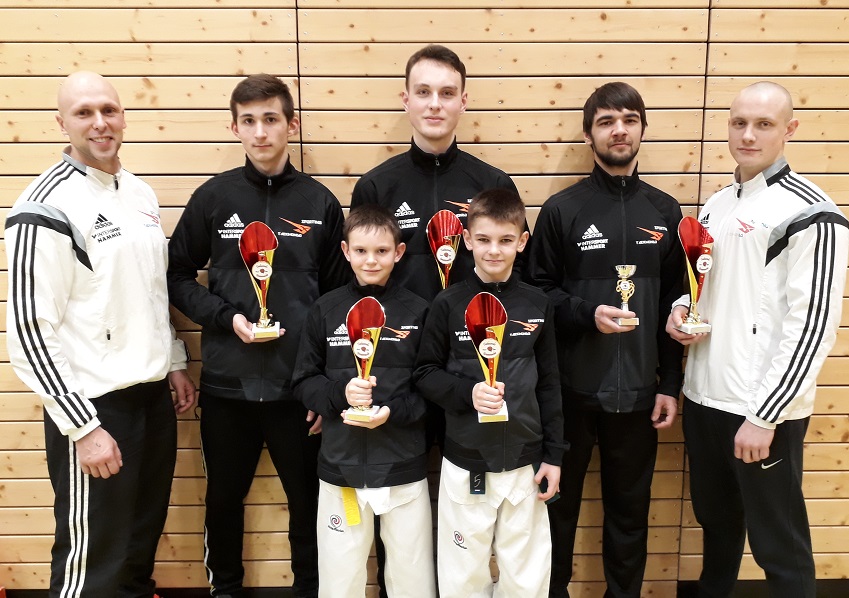 Viermal Gold in Luxemburg fr Sporting Taekwondo