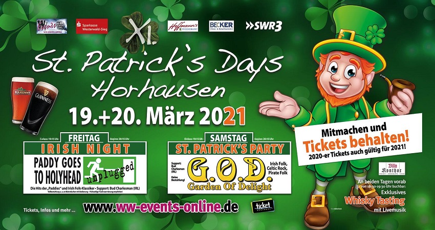 Plakat 11. St. Patricks Days Horhausen