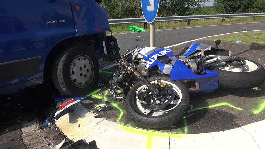 Stein-Neukirch: Verkehrsunfall mit tdlich verletztem Kradfahrer