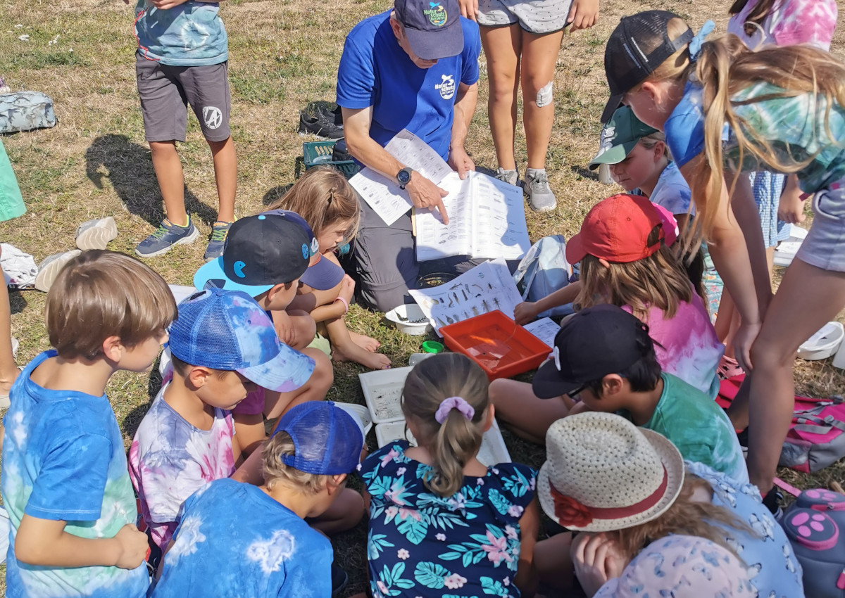 Ferien am Aubach: Kinder aus Staudt entdeckten die Unterwasserwelt