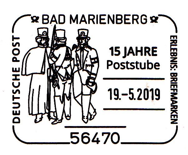 Sonderstempel 15 Jahre Poststube. Fotos: privat