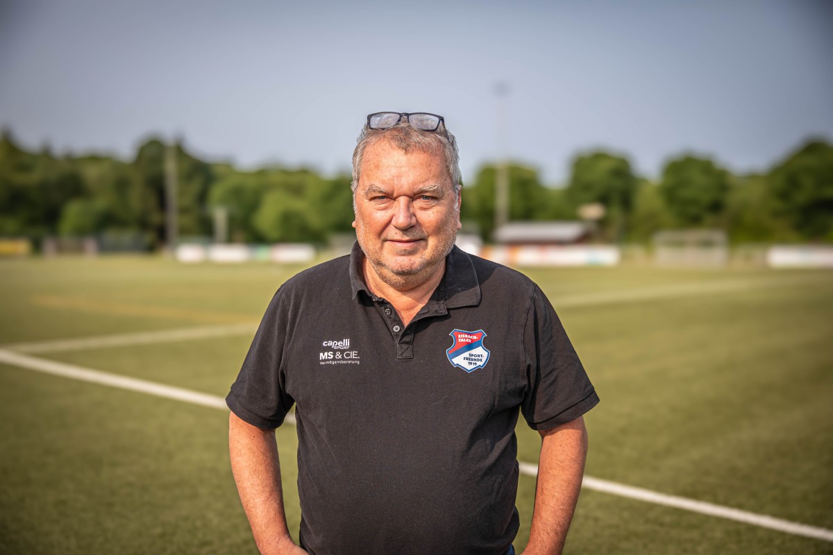 Markus "Max" Stillger ist ab sofort neuer Prsident beim Westerwlder Fuball-Traditionsverein Sportfreunde Eisbachtal. (Fotos: Andreas Egenolf)