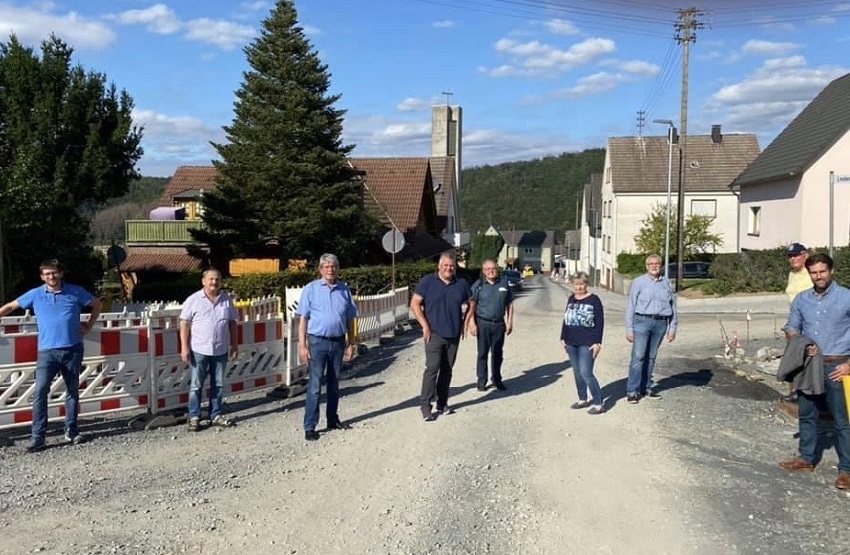 Beim Besichtigungstermin vor Ort in Betzdorf (Foto: CDU Betzdorf)