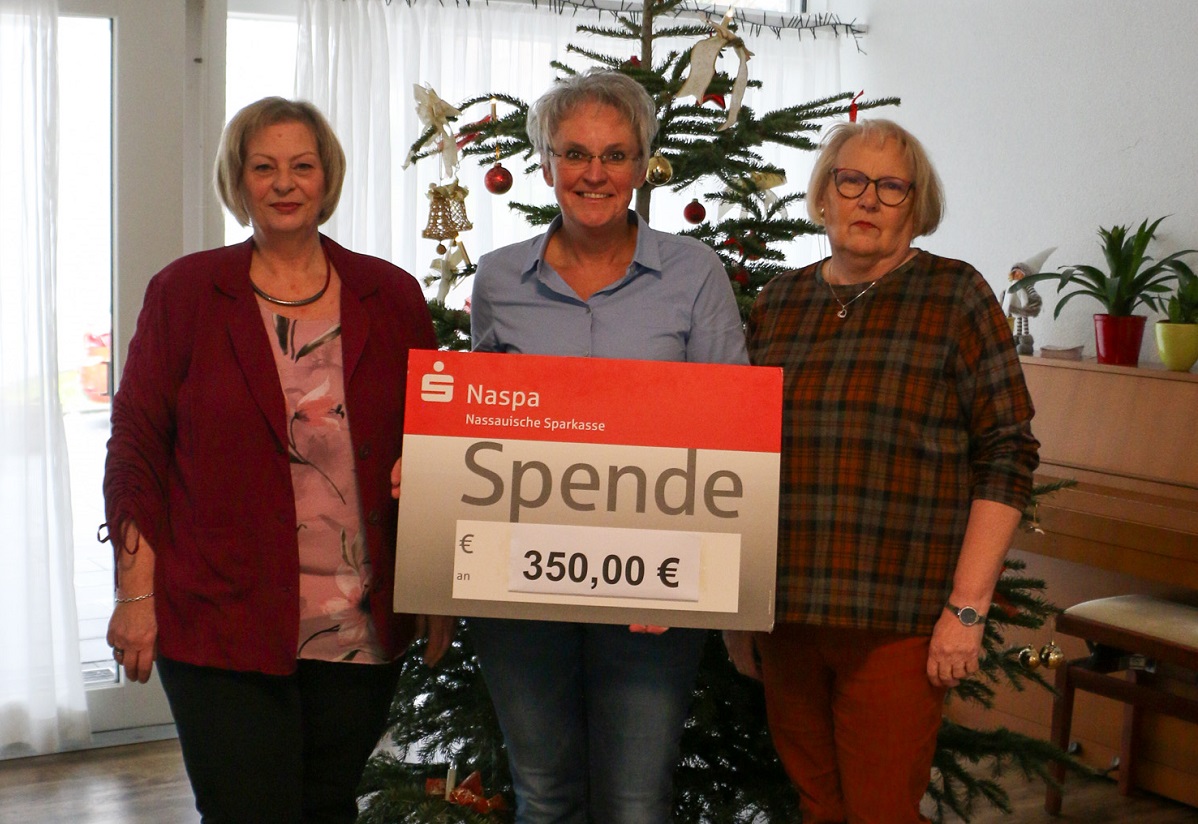v.l.n.r.: Frau Goerg, Leitung Eva-Maria Hebgen und Frau Normann (Foto: DGKK)