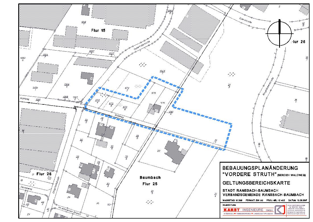 bersichtsplan. Foto: Stadtverwaltung Ransbach-Baumbach