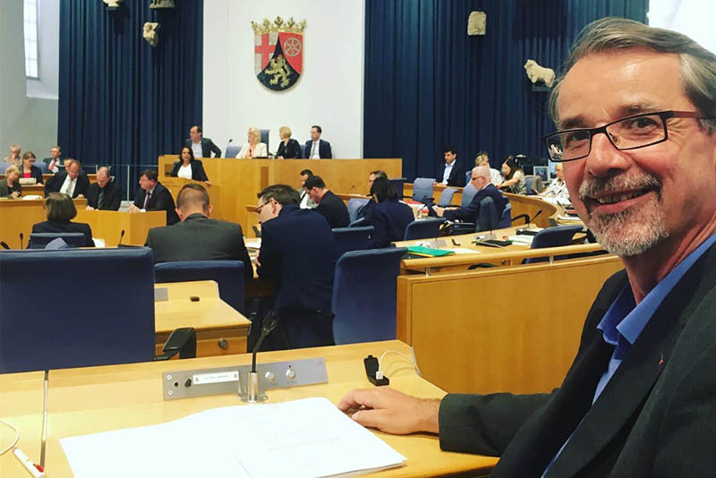 Sven Lefkowitz ist nun seit einem Jahr im Landtag in Mainz. Foto: privat