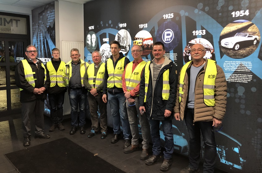 Die Ausschussmitglieder bei der Firma TMD FRICTION  (Foto: Ortsgemeinde)