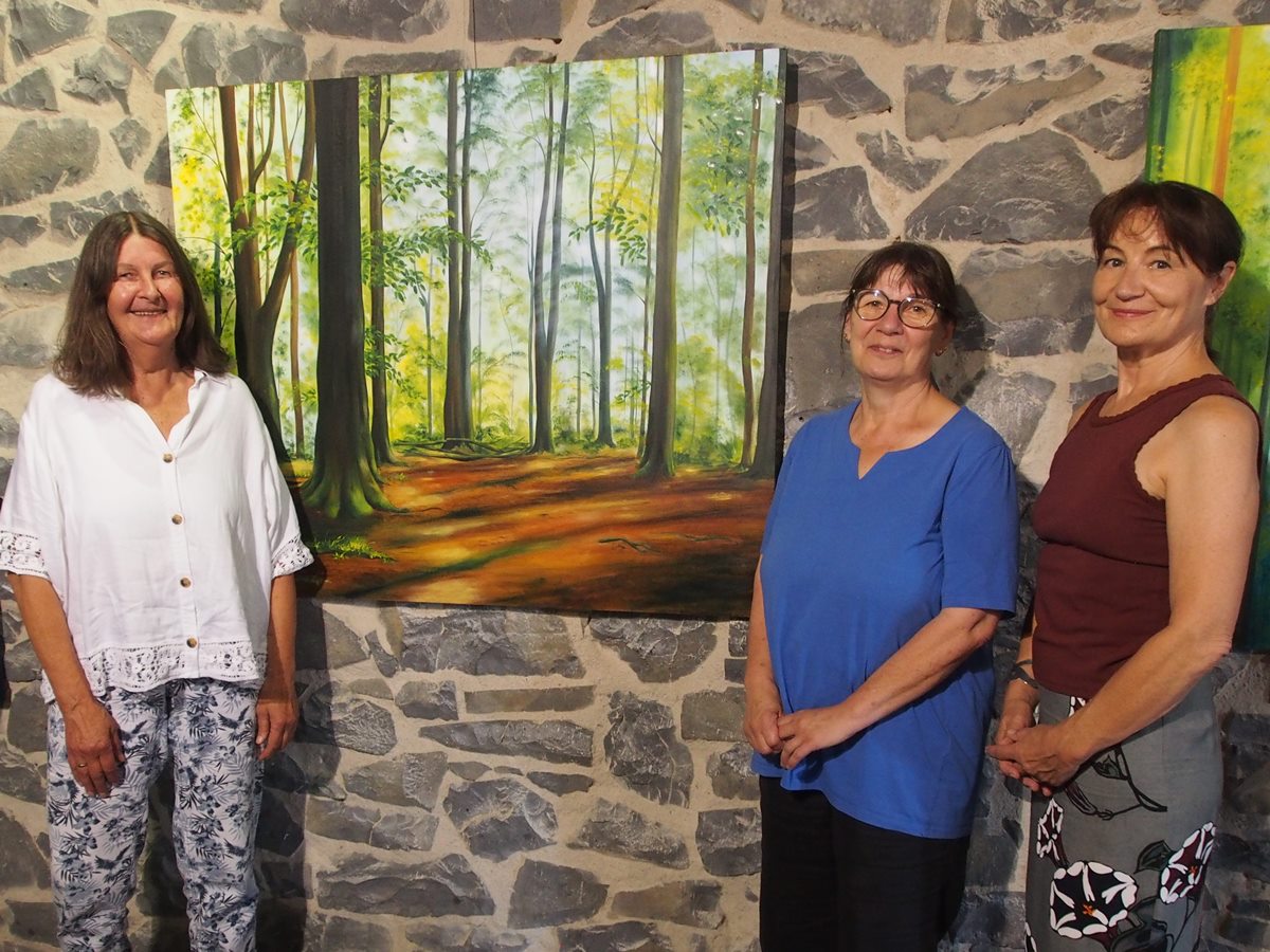 Die Ausstellung von Theresa M�ller-Kunz ist noch bis 23. August ge�ffnet, (Foto: Veranstalter)