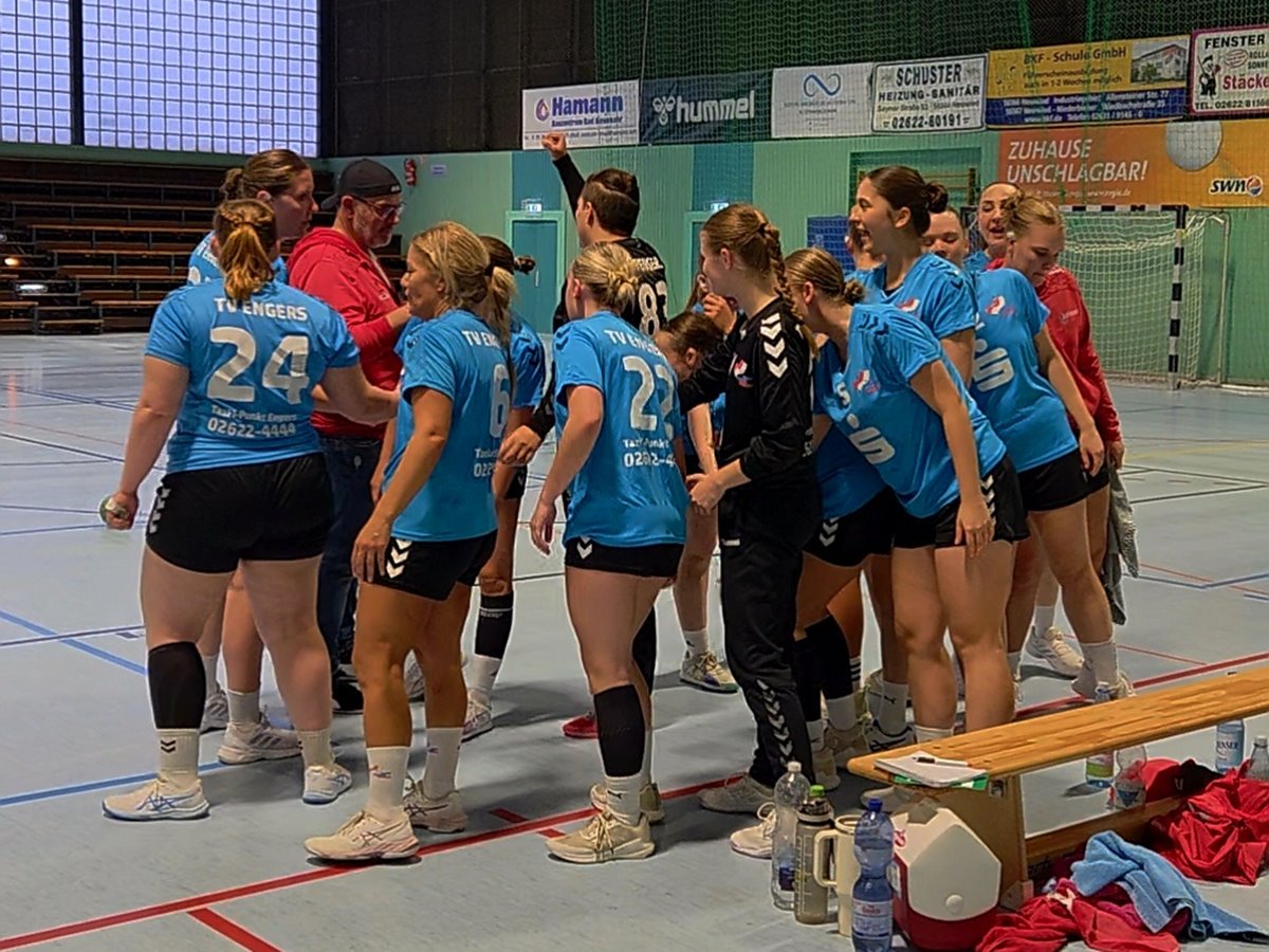 Die Damen des TV Engers konnten sich den Heimsieg durch einen harten Kampf sichern (Foto: Verein)