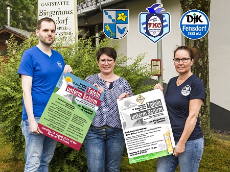 Tafeln unterm Schirm: Fensdorfer laden zum Picknick