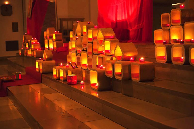 Kerzen beim Taizé-Gottesdienst. Foto: Veranstalter.