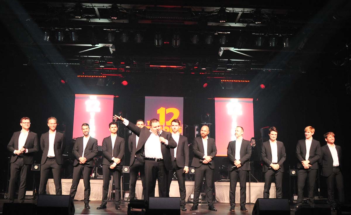 "The 12 Tenors" gastierten in Wissen: Gesang der Spitzenklasse begeisterte das Publikum