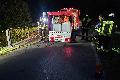 Schaum und weie Trbung im Bach: Feuerwehr im Einsatz