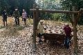 Hitze kann sie nicht stoppen: Rentner setzen sich f�r Ro�bach ein