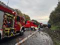 AKTUALISIERT: Lkw-Unfall auf der A3 zwischen Anschlussstellen Neuwied und Dierdorf sorgte f�r Verkehrschaos