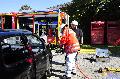 Rettungsdienst und Freiwillige Feuerwehren übten gemeinsam in Horhausen und Pleckhausen