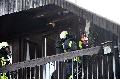 Feuer auf einem Balkon breitete sich aus: Feuerwehr Hamm verhinderte Schlimmeres