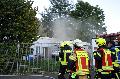 Aktualisiert: Brand im Außenbezirk von Pleckhausen – Mehrere freiwillige Feuerwehren im Einsatz