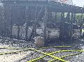 AKTUALISIERT | Carport-Brand in Herschbach (Oberwesterwald): Zwei Fahrzeuge besch�digt