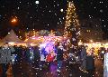 Weihnachtsmarkt in Bad Marienberg mit Schnee eröffnet