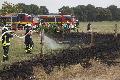 Kinder grillen Marshmallows und verursachen Flchenbrand