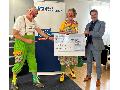 Herzensprojekt untersttzt: "VR Bank RheinAhrEifel" spendet 5.000 Euro fr Klinik Clowns Koblenz
