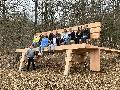 Weitblick inklusive: XXL-Bank "Druidenrast" am Druidensteig er�ffnet