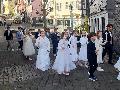 In Wissen wurde die Erstkommunion in der restaurierten Pfarrkirche "Kreuzerh�hung" gefeiert