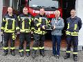 Frderverein der Freiwilligen Feuerwehr Hmmerich berreicht Beamer