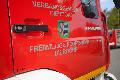 Brand einer Jagdhtte im Wald Kleinmaischeid