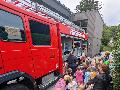 Projektwoche in der Kita: Feuerwehr hautnah erleben