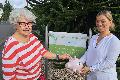 Zehn Jahre FocaMed: Angela Foca spendet f�r den Hospizverein