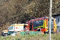 Eingeklemmt bei Forstunfall in Burglahr: Feuerwehr muss Schwerverletzten freischneiden